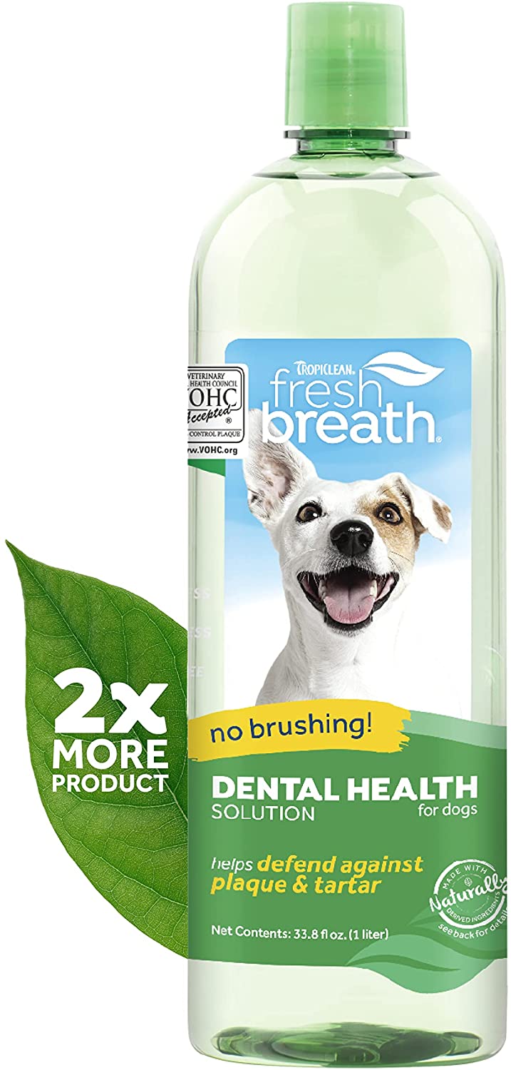 TropiClean Fresh Breath Oral Care Water Additive for Dogs