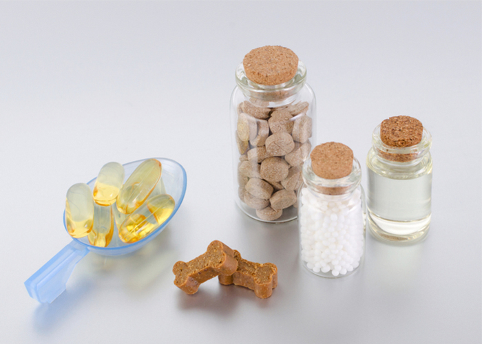 Pet supplements in different forms