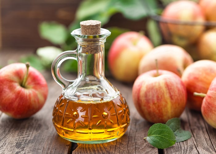 apple cedar vinegar kills giardia