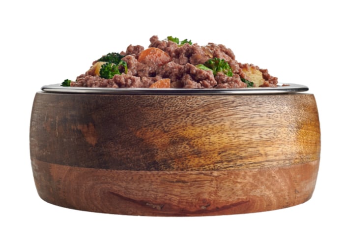 Dog Food with Ground Beef