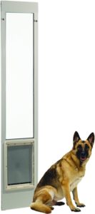 Fast Fit Aluminum 96" White Patio Dog Door