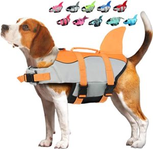 Dog Life Jacket Shark by EMUST