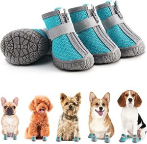 Breathable Dog Hiking Shoes by JZXOIVA