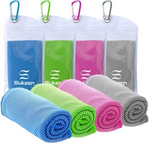 4-Pack Microfiber Cooling Towel by Sukeen