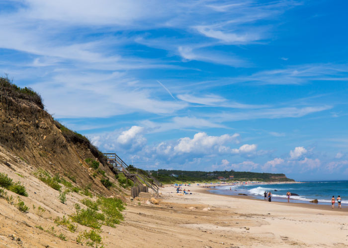 Block Island dog friendly beach in america