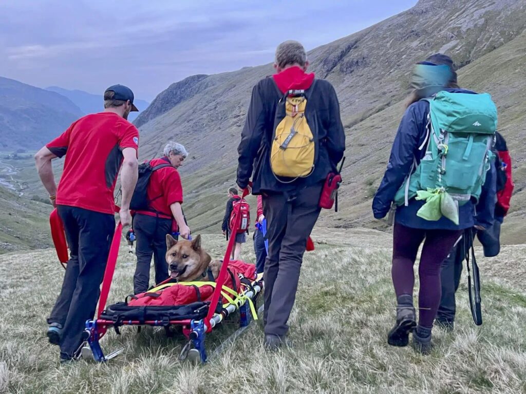 Photograph: KeswickMountainRescueTeam SWNS Rescue