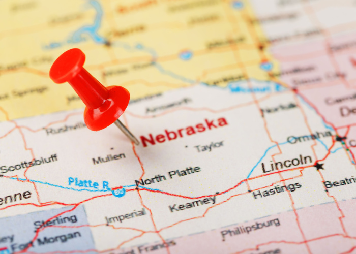 Nebraska Pet Stores: Nebraska Map