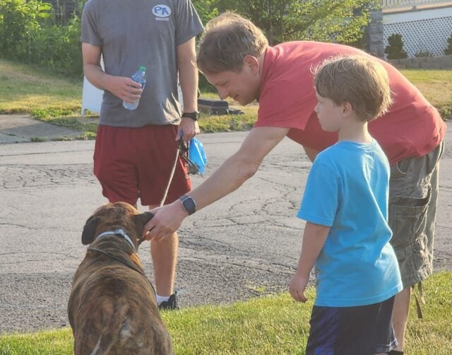 Owner Walks Dying Dog Around Pennsylvania Neighborhood for the Last Time