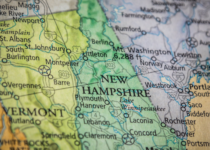 New Hampshire Map