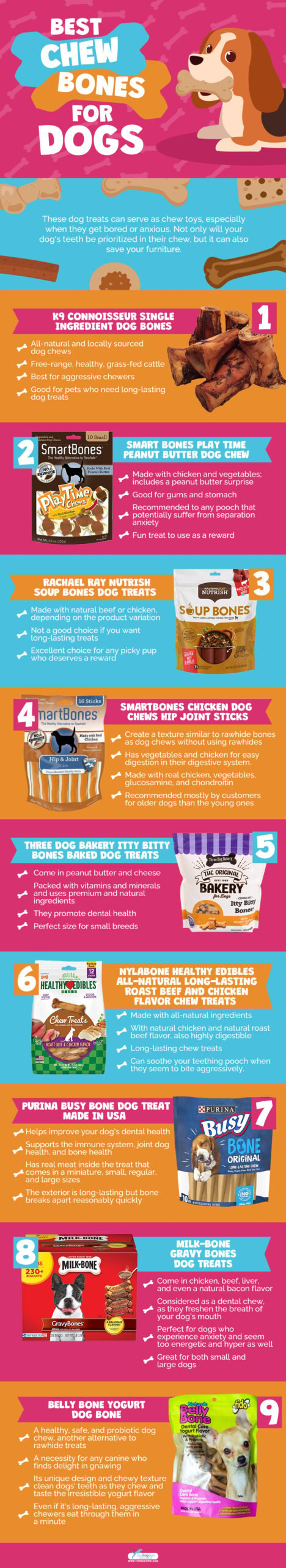 The Best Chew Bones For Dogs Infographics #2